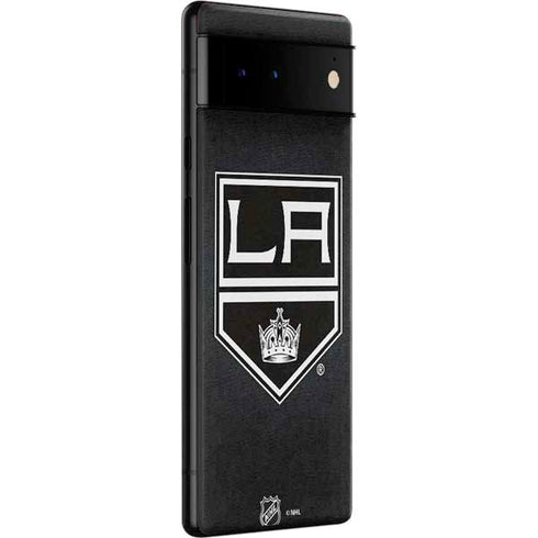 NHL Los Angeles Kings Black Background Google Pixel 6 Skin
